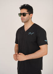 Black Mesh Baseball Jersey