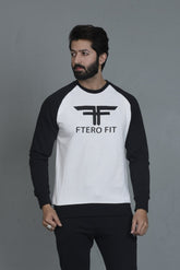 Signature Ftero Fit Black and White Sweatshirt