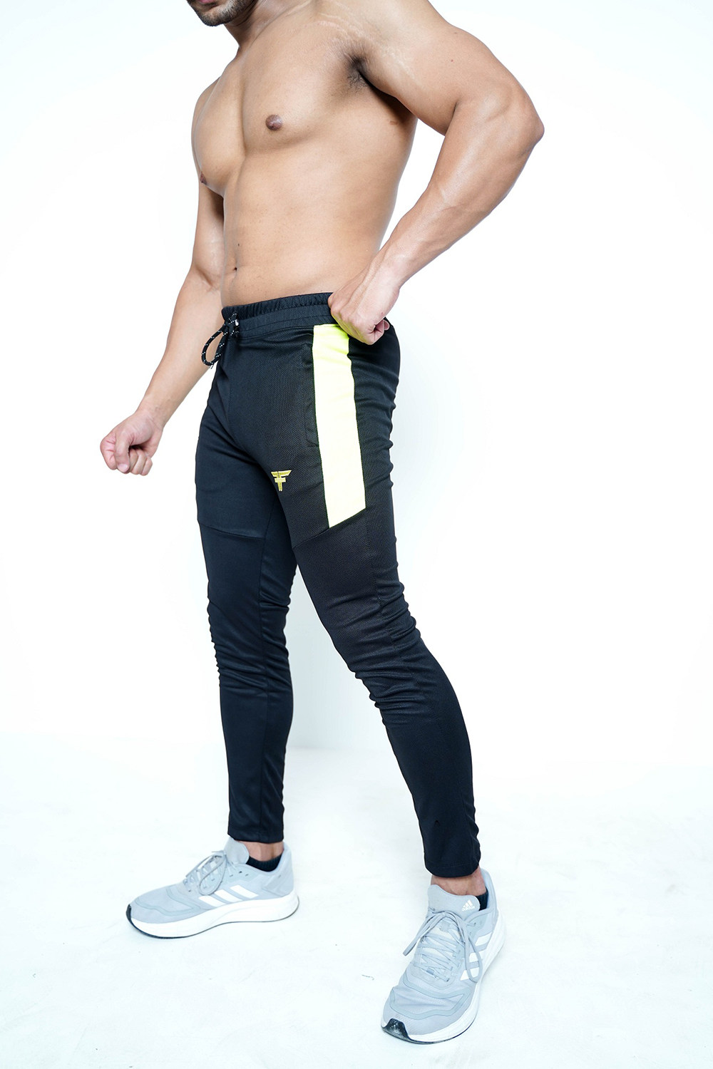 Black Neon Mesh Trouser