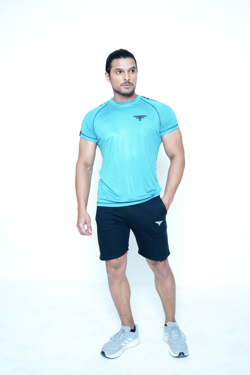 Aqua Blue Dri-Fit Sports