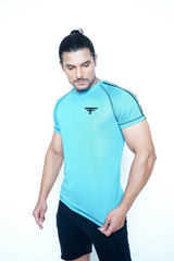 Aqua Blue Dri-Fit Sports