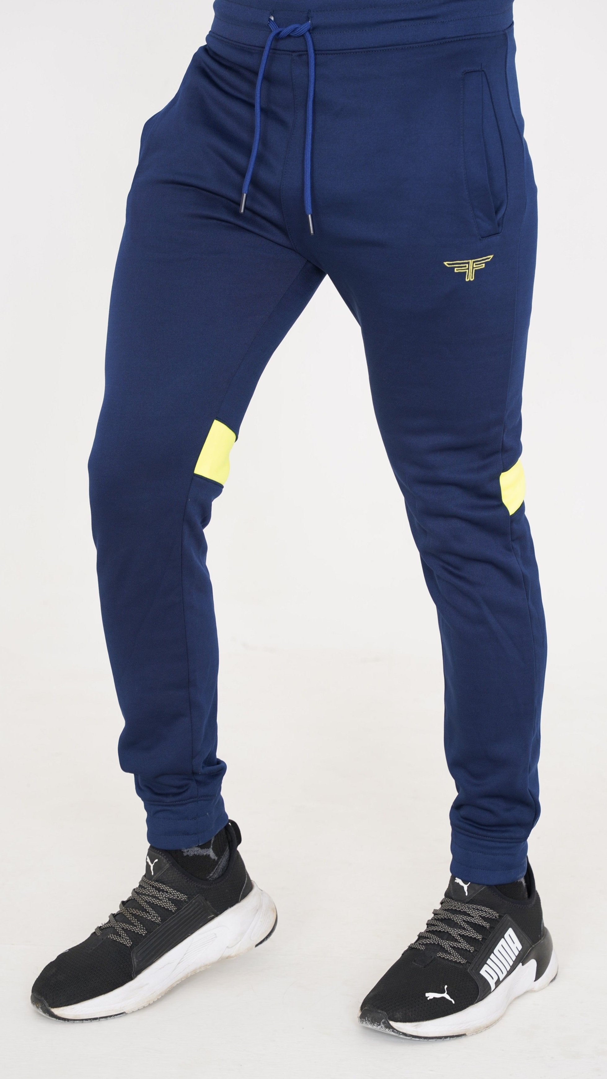 Navy Neon Athletic Trouser