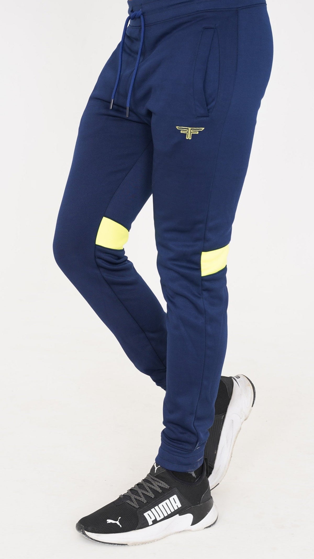 Navy Neon Athletic Trouser