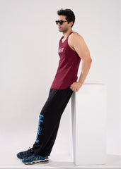 Maroon Rib Tank