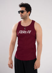 Maroon Rib Tank