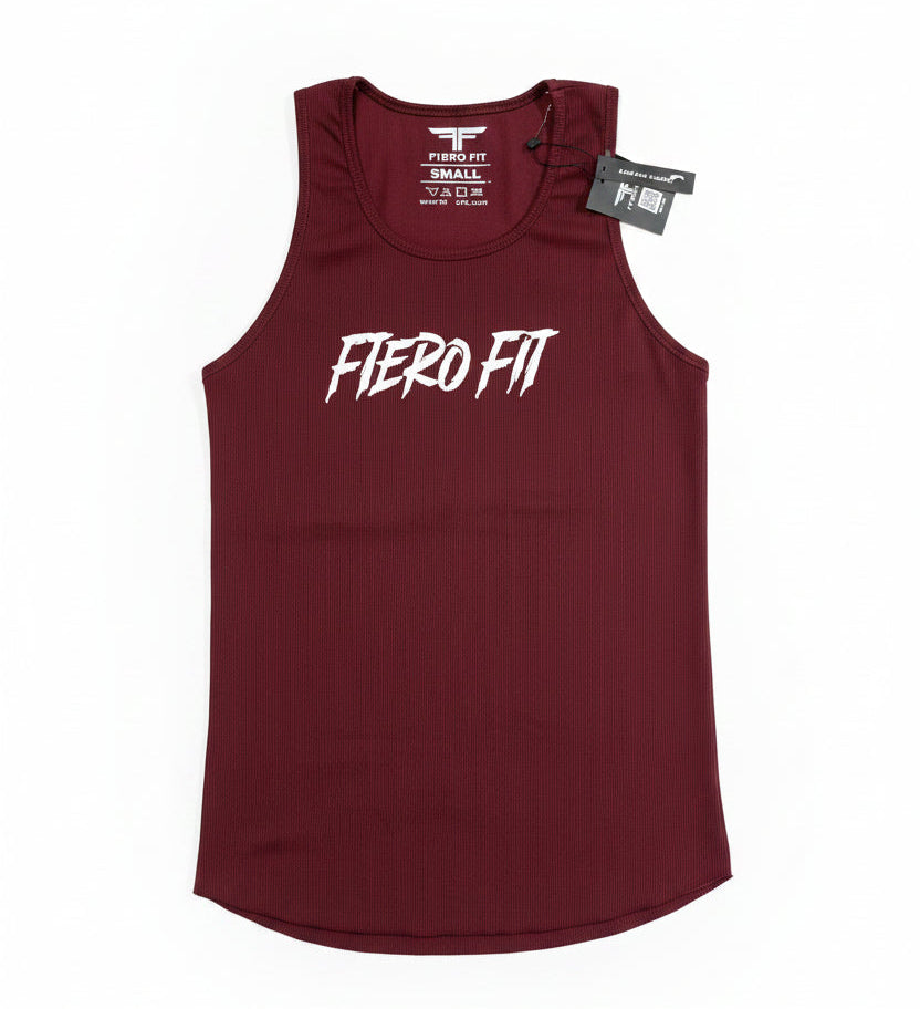 Maroon Rib Tank