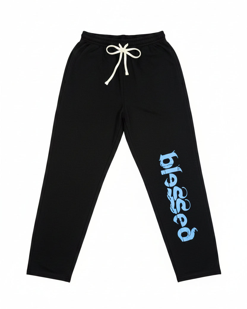 Black Raw Blessed Trouser