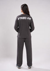 Charcoal Waffle Street Women Tracksuit